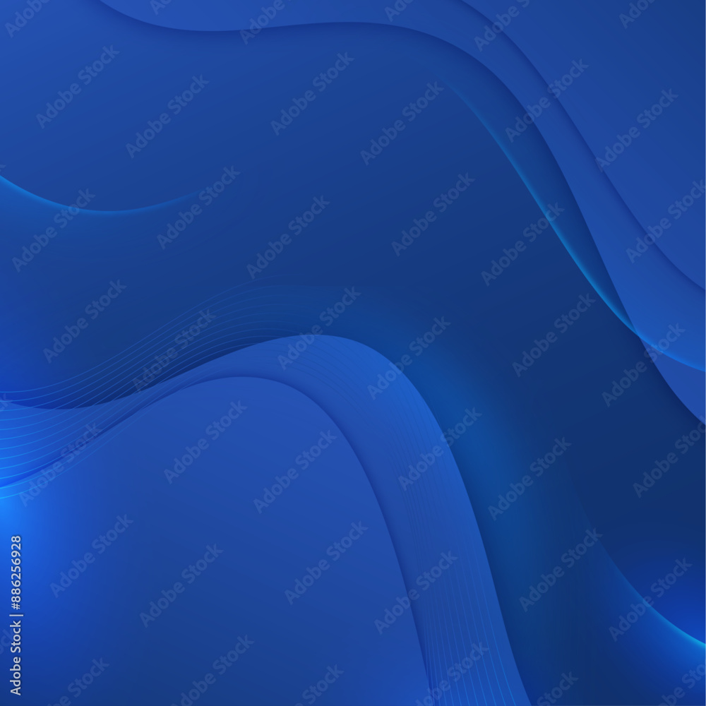 Naklejka premium abstract blue wave background