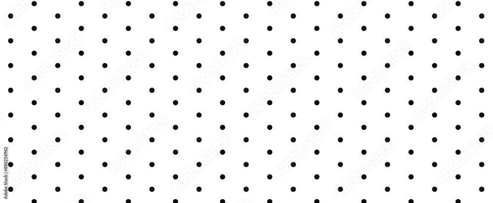 Cute pattern background, polka dot in black and white vector Cute pattern background, polka dot in black and white vector