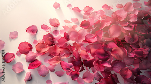arrangement of pink rose pe...