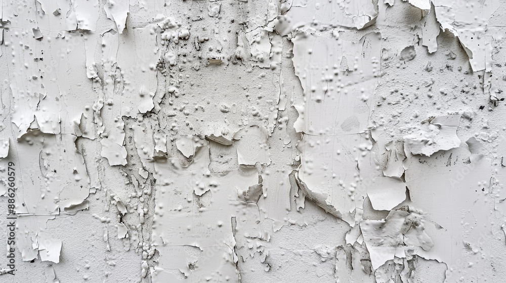 Obraz premium White concrete wall with a rough, textured surface. White concrete wall texture background.
