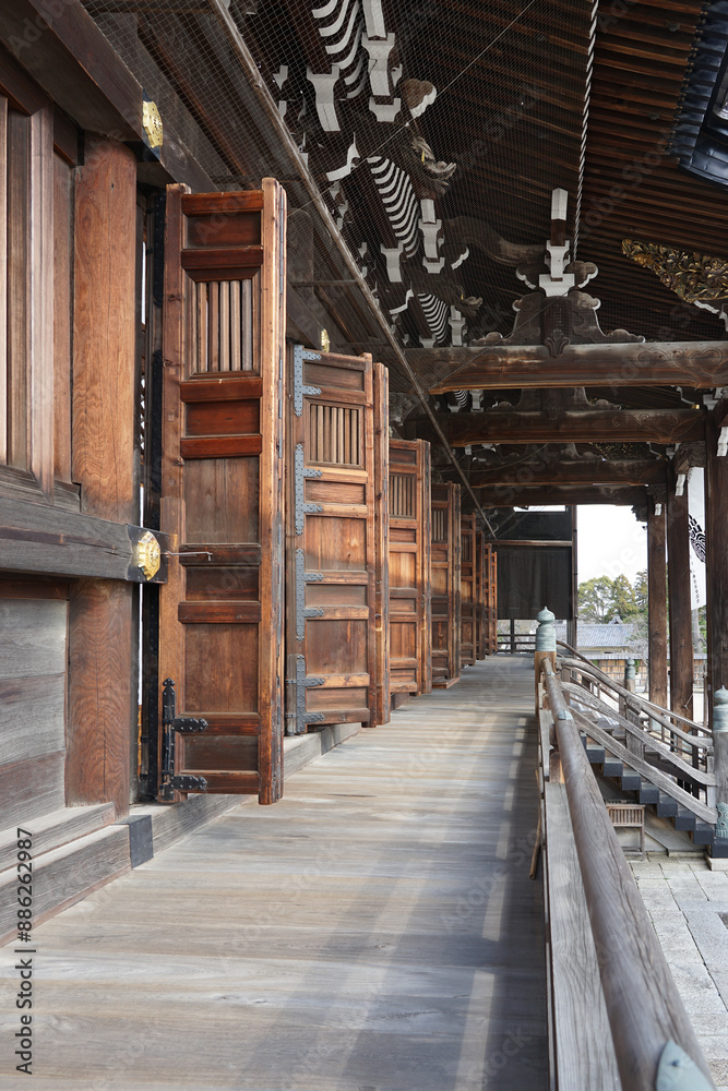 Obraz premium 専修寺の国宝「御影堂」 三重県津市