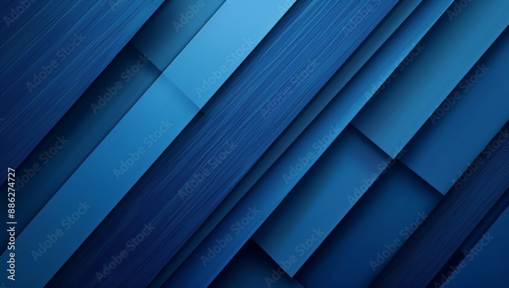Obraz premium A blue background with a faded retro texture of diamond blocks or diagonal rectangle shapes in an elegant vintage design with an aged texture