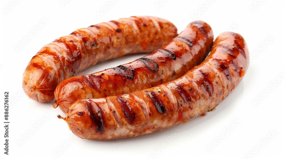 Clipart of grilled bratwurst pork sausages and bbq sausages with transparent backgrounds Clipart of grilled bratwurst pork sausages and bbq sausages with transparent backgrounds