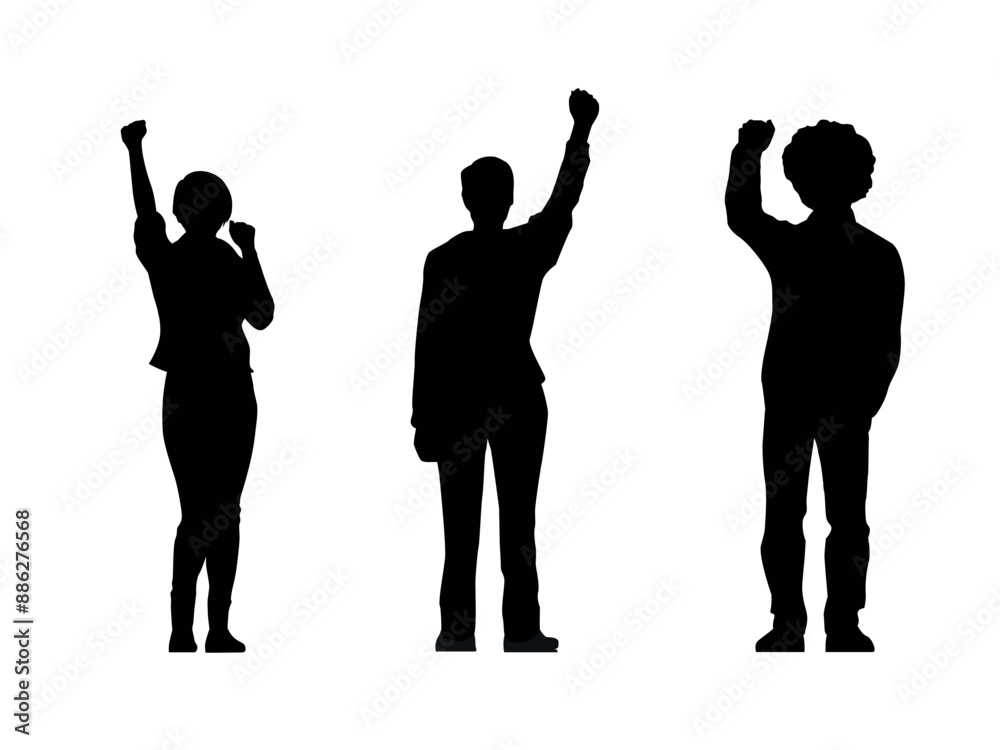 Fototapeta premium vector silhouette of a male head from side. silhouette of people side view. man. silhouette of face shape from side