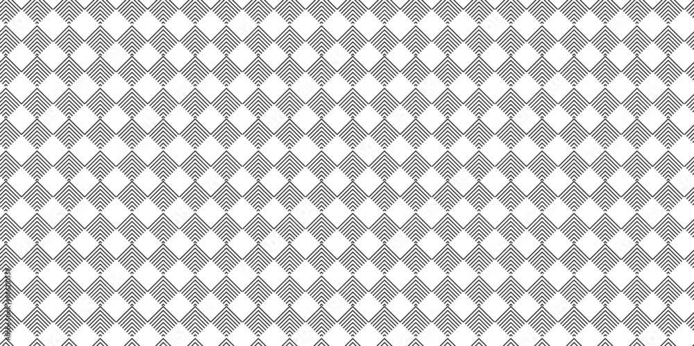Overlapping Pattern Minimal diamond geometric waves backdrop abstract wave line. black seamless tile stripe overlap creative retro square line backdrop pattern white background. Overlapping Pattern Minimal diamond geometric waves backdrop abstract wave line. black seamless tile stripe overlap creative retro square line backdrop pattern white background.