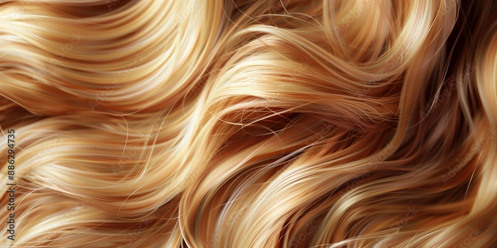Minimalistic close-up advertisement image of wavy blonde hair, showcasing texture and shine with a luxurious feel Minimalistic close-up advertisement image of wavy blonde hair, showcasing texture and shine with a luxurious feel