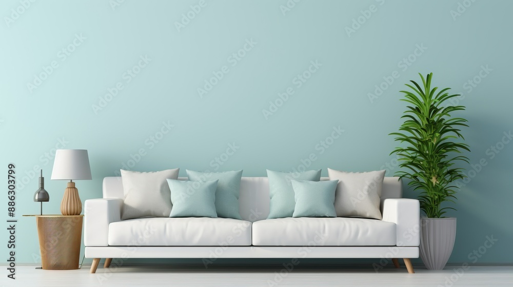 Serene Minimalist Living Room