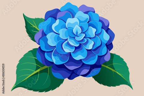 Delphinium flower vector illustration 