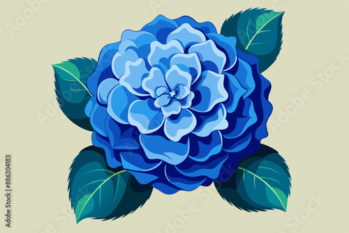 Delphinium flower vector illustration 