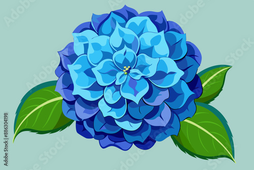 Delphinium flower vector illustration 