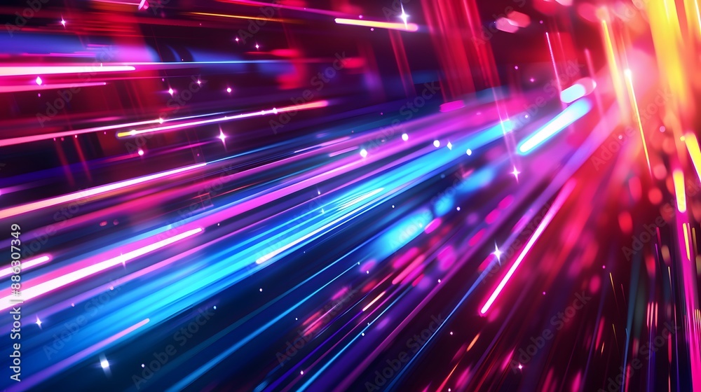 Abstract Neon Lights Speed Lines Background Abstract Neon Lights Speed Lines Background