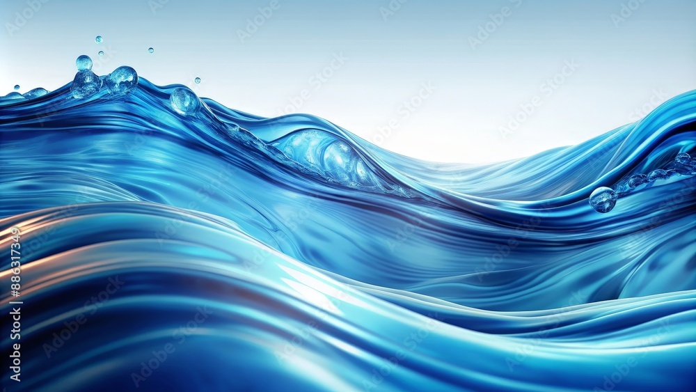 Abstract blue water wave background with flowing ripples, water, wave, blue, background, abstract, ocean, flowing, pattern Abstract blue water wave background with flowing ripples, water, wave, blue, background, abstract, ocean, flowing, pattern