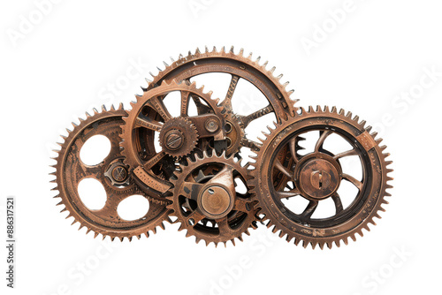 Cogwheels, Gears, Mechanism, Teamwork photo