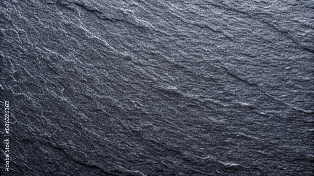 Close-up of intricate slate texture, showcasing fine-grained composition and small mineral particles Close-up of intricate slate texture, showcasing fine-grained composition and small mineral particles