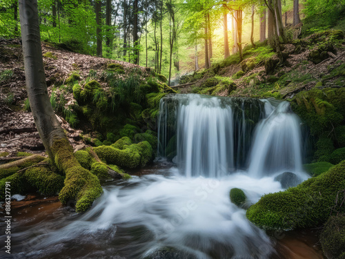 waterfall in the forest