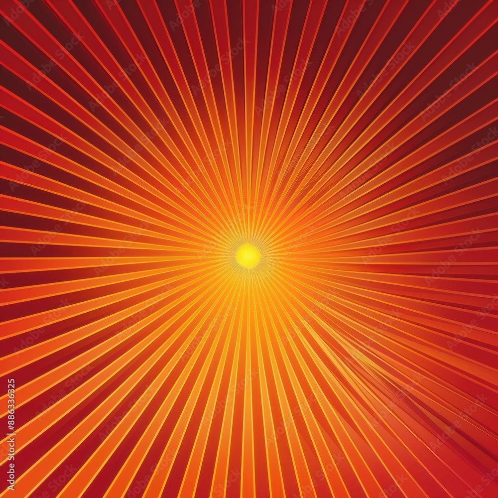 Abstract orange concentric sunburst, anime dynamic background. Abstract orange concentric sunburst, anime dynamic background.