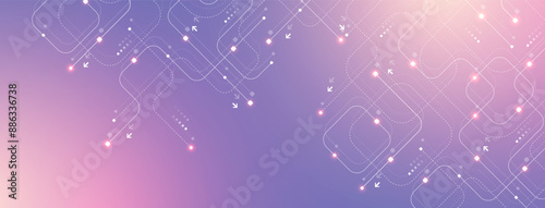 Technology abstract background. Modern electronic motherboard texture. Engineering and communication concept for header, web banner, website, presentation.