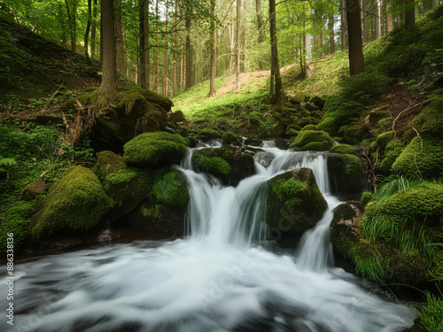 waterfall in the forest