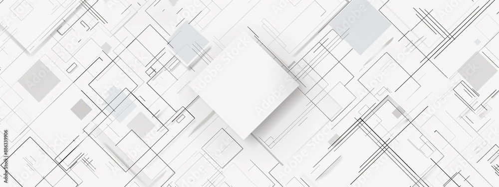 white square background. White abstract polygon texture on gray background. Abstract 3d modern square background. White and grey geometric pattern texture. white square background. White abstract polygon texture on gray background. Abstract 3d modern square background. White and grey geometric pattern texture.