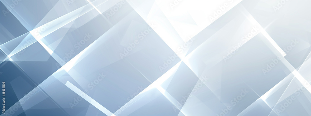 Fototapeta premium abstract Modern geometric square line shape overlapping layer on white background with copy space. white background.