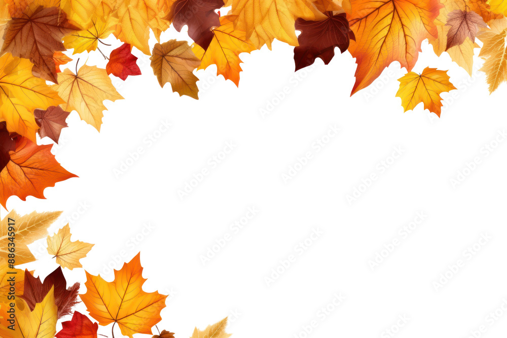 PNG Fall autumn leaves frame backgrounds maple plant. PNG Fall autumn leaves frame backgrounds maple plant.