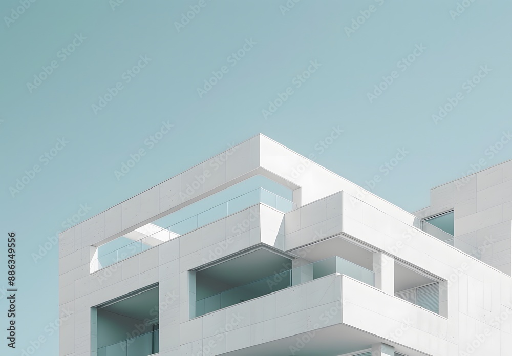 Minimalist White Building Architecture Minimalist White Building Architecture