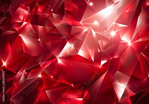 Red Ruby Gemstone Texture Abstract Background