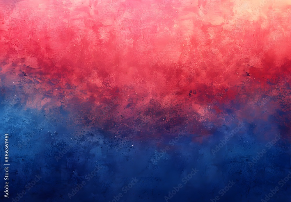 Obraz premium Abstract Red Blue Gradient Watercolor Texture Background