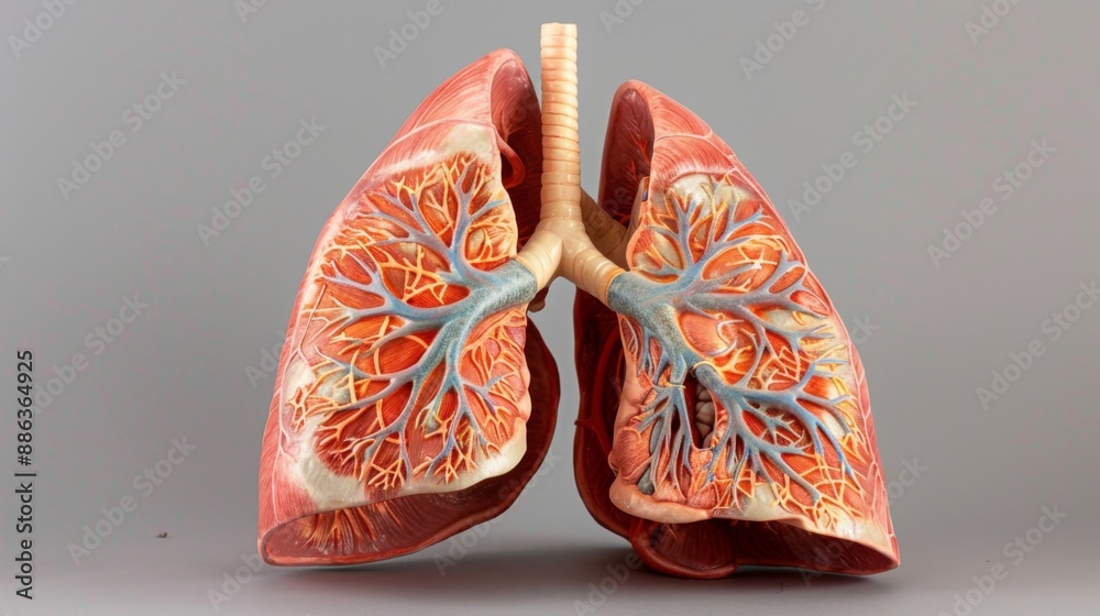 Human Lungs Anatomical Model. Human Lungs Anatomical Model.