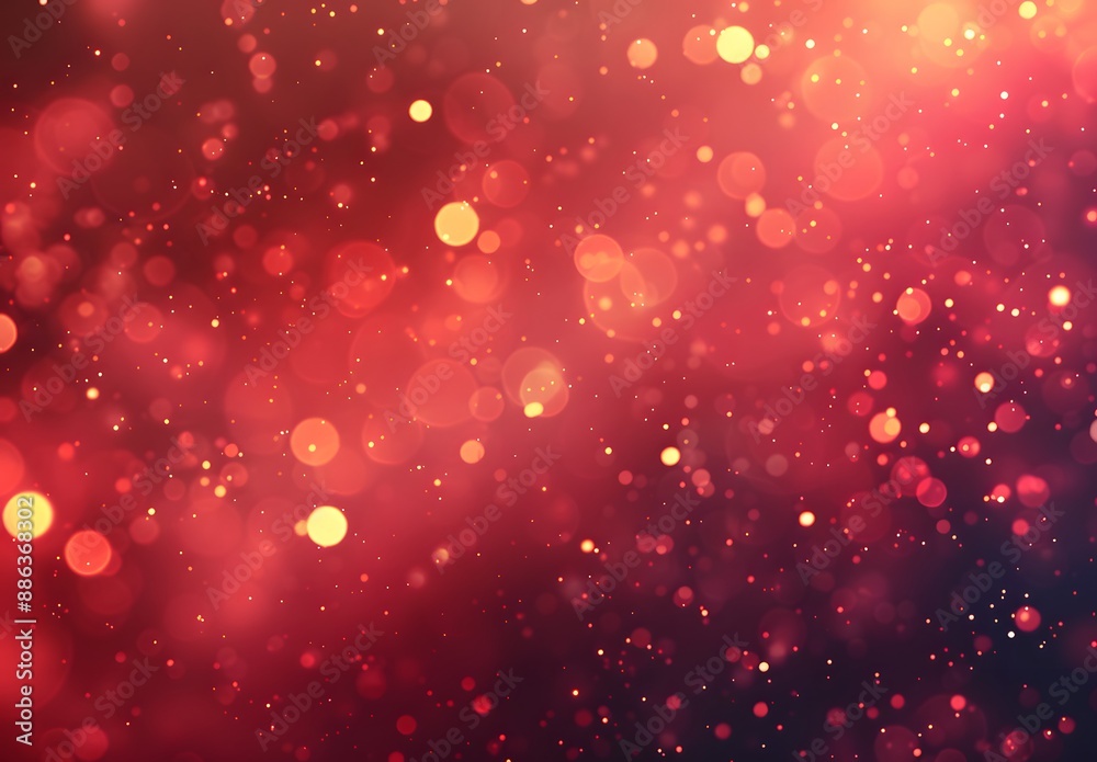 Romantic Red Bokeh Background for Valentine's Day Romantic Red Bokeh Background for Valentine's Day
