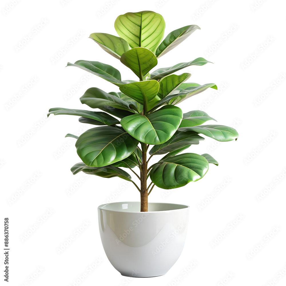 Fiddle Leaf Fig Tree Plant tree with latest design pot white transparent png download Fiddle Leaf Fig Tree Plant tree with latest design pot white transparent png download