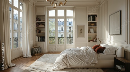 Elegant Parisian Bedroom