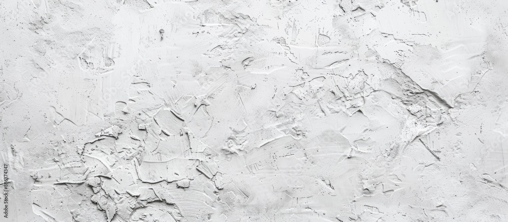 White rough concrete stone wall background with paint texture ideal as a backdrop for interior design banners or wallpapers and featuring copy space image White rough concrete stone wall background with paint texture ideal as a backdrop for interior design banners or wallpapers and featuring copy space image