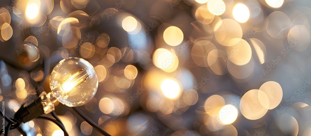 Blurred silver glittering bulbs create an abstract background suitable for Christmas wallpaper featuring a sparkling circle of festive lights perfect for holiday celebrations with copy space image Blurred silver glittering bulbs create an abstract background suitable for Christmas wallpaper featuring a sparkling circle of festive lights perfect for holiday celebrations with copy space image