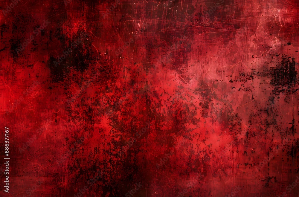 Obraz premium Dark Red Grunge Texture Background