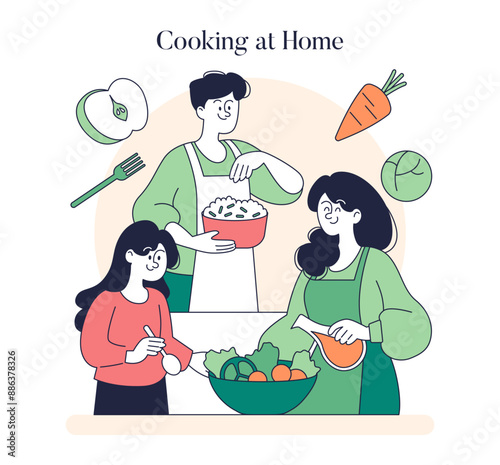 Low Histamine Diet. Flat Vector Illustration
