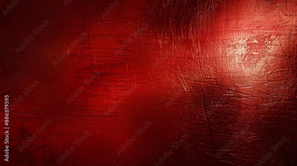 Fototapeta premium Shiny Red Metal Texture Background