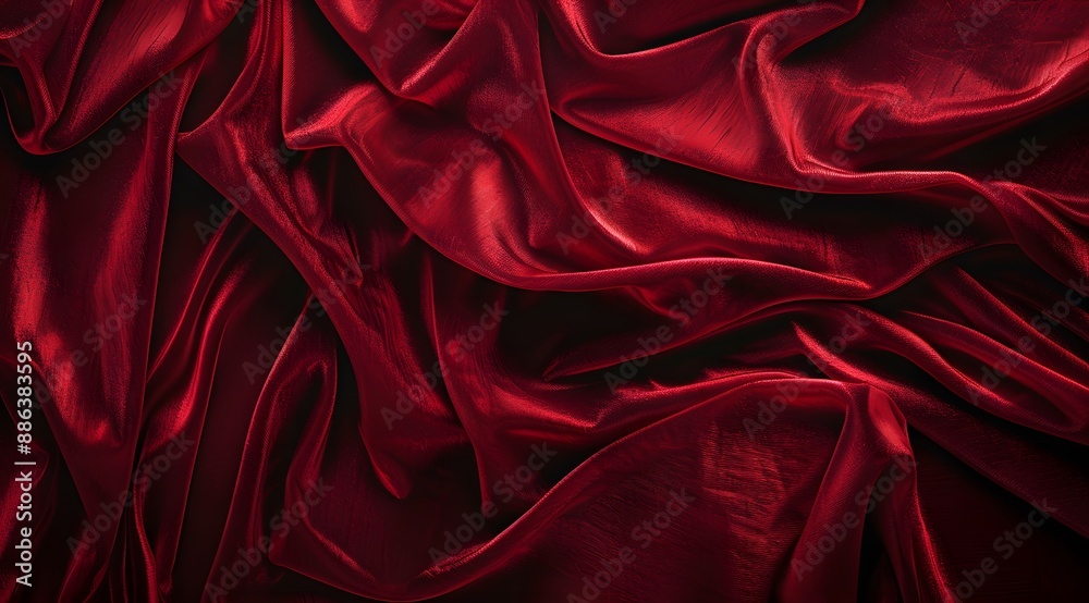 Red Velvet Fabric Texture Background Red Velvet Fabric Texture Background