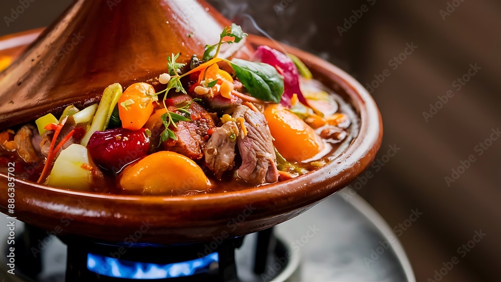 Tajine, traditional moroccan dish