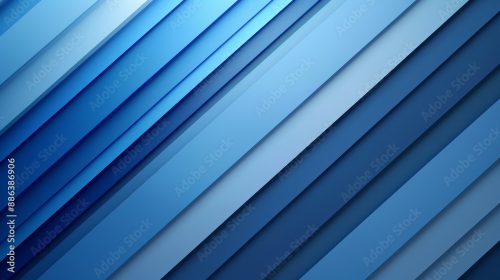 3d background, solid materials, light and dark blue colores, gradient