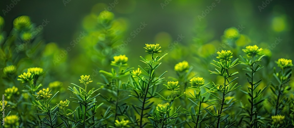 Spurge cypress (Euphorbia cyparissias) is suitable for a copy space image. Spurge cypress (Euphorbia cyparissias) is suitable for a copy space image.
