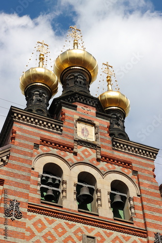 The St. Alexander Nevsky Church on Bredgade (Alexander Newskij Kirke) a Russian Orthodox church in Copenhagen, Denmark photo