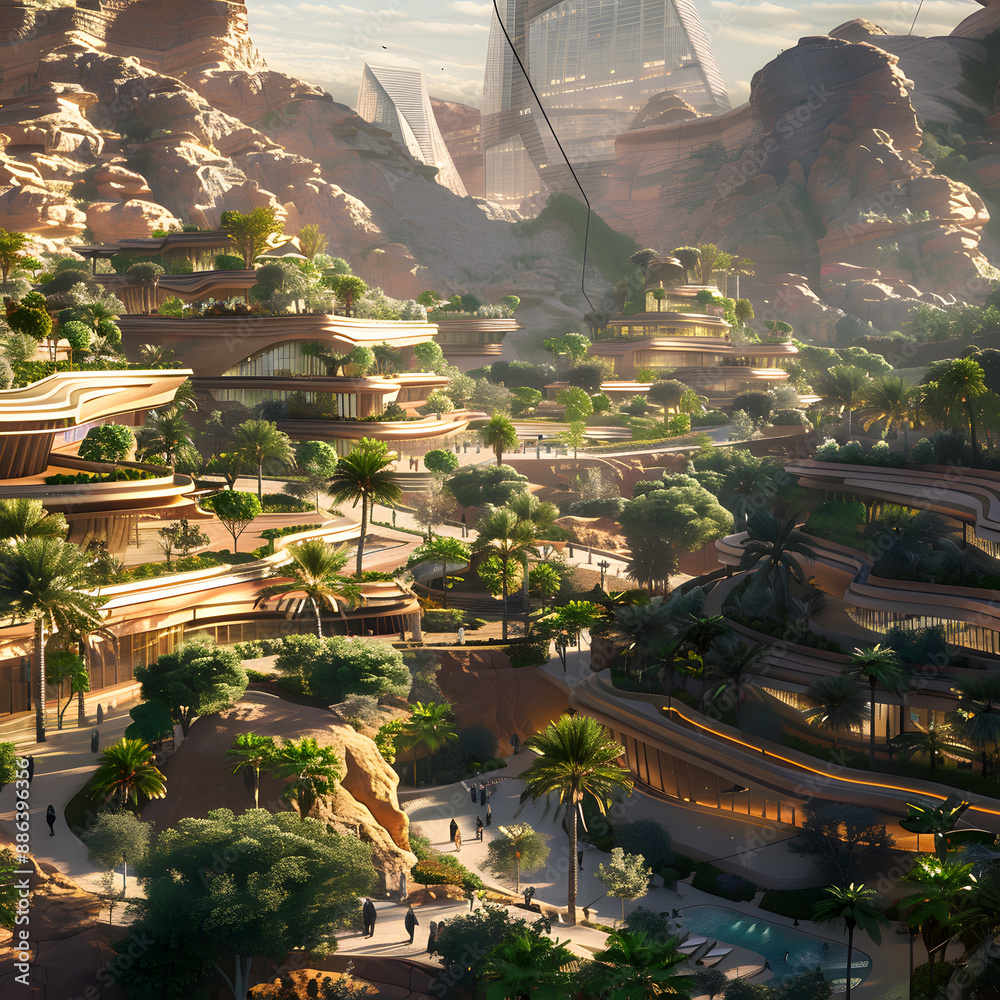 Obraz premium neom saudi arabia 2030