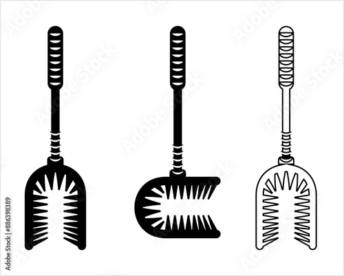 Chain Cleaning Brush Icon M_2407001