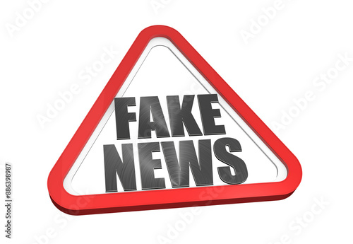 Fake News Warning Sign