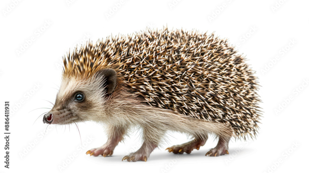 hedgehog isolated on white hedgehog isolated on white