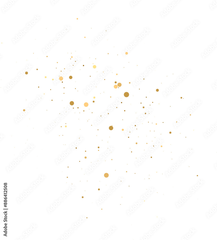 Gold falling confetti Gold falling confetti