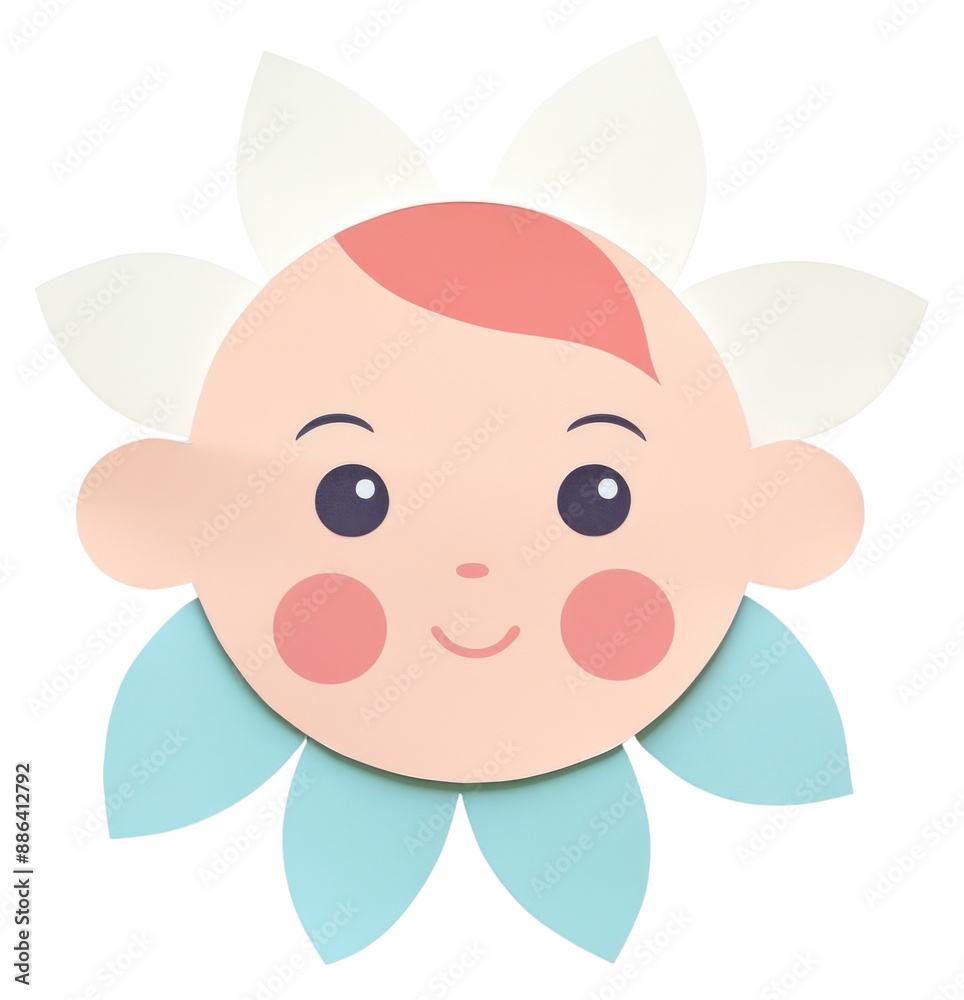 PNG Baby craft paper cute. PNG Baby craft paper cute.