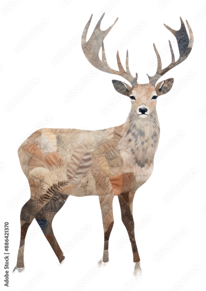 Fototapeta premium PNG Deer wildlife animal mammal.