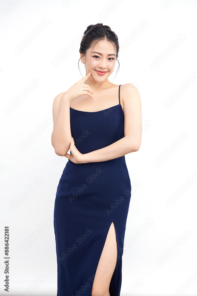 Beautiful young asian woman with clean fresh skin on white background, Face care, Facial treatment, Cosmetology, beauty and spa, Asian women portrait. Beautiful young asian woman with clean fresh skin on white background, Face care, Facial treatment, Cosmetology, beauty and spa, Asian women portrait.